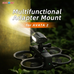Sunnylife Action Camera Holder Mount Drone Light Bracket Lamp for Avata 2 for ACTION 2/ Insta360 GO3 Camera