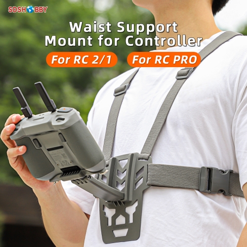 Sunnylife Remote Controller Waist Support Mount Mini 4 Pro/Mavic 3 Controller Strap Wearing Belt Waist Band Mount for RC 2/1 /RC PRO