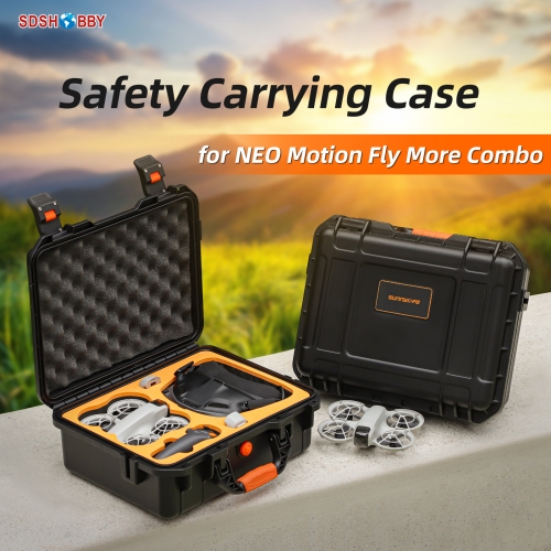 Sunnylife Safety Carrying Case Waterproof Hard Case Professional Bag Protective Accessories for NEO Motion Fly More Combo