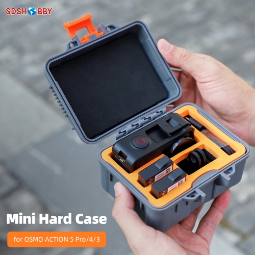 Sunnylife Mini Travel Case Carrying Case Waterproof Shock-proof Hard Case Outdoor Accessories for OSMO ACTION 5 Pro/4/3