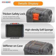 Sunnylife Mini Travel Case Carrying Case Waterproof Shock-proof Hard Case Outdoor Accessories for OSMO ACTION 6