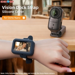Sunnylife Vision Dock Strap Wristband Expansion Band Silicone Protective Cover Bicycle Strap Cat Collar for Osmo Nano