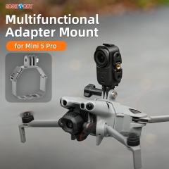 Sunnylife Multifunctional Drone Expansion Mount Action Camera Holder Adapter Drone Light for Mini 5 Pro