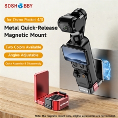 Sunnylife Metal Quick-Release Magnetic Mount Tabletop Base Bracket Angles Adjustable Accessories for Osmo Pocket 4/3