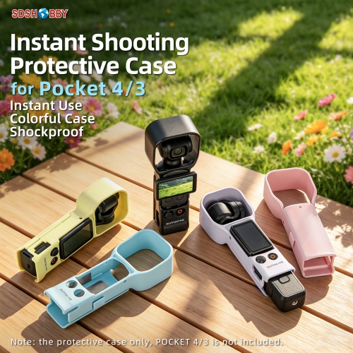 Sunnylife Instant Shooting Protective Case Colorful Protective Cover Camera Protector Accessories for Osmo Pocket 4/3