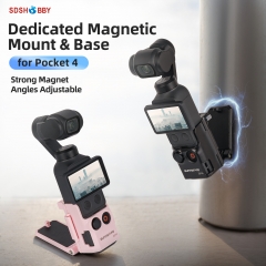 Sunnylife Multifunctional Magnetic Mount Tabletop Base Bracket Angles Adjustable Accessories for Osmo Pocket 4