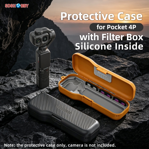 Sunnylife Protective Case with Filter Box Shock-proof Storage Box Protective Cover Accessories for Osmo Pocket 4P