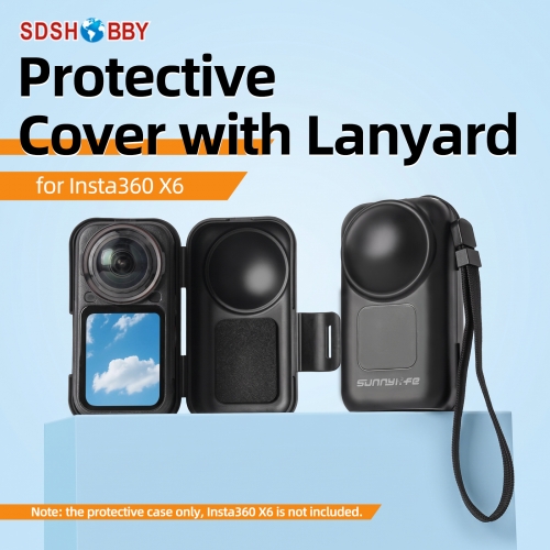 Sunnylife Integrated Lens Screen Protective Cover Camera Case Protector Screen Protective Case Accessories for Insta360 X6