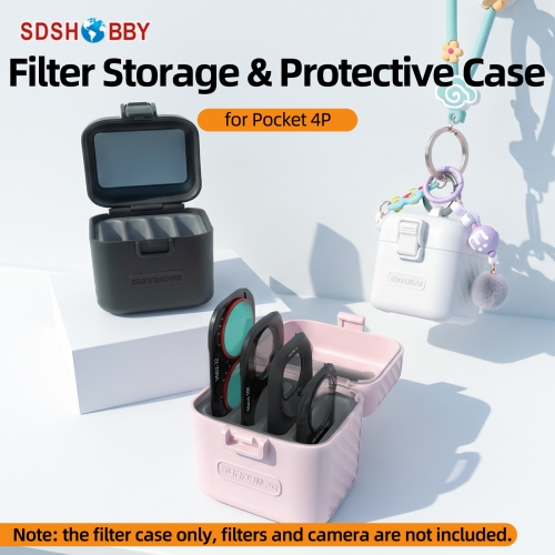 Sunnylife Portable Filter Storage Box Shock-proof Protective Case Protective Accessories for Osmo Pocket 4P