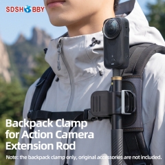 Sunnylife Action Camera Backpack Clamp Quick-Release Adjustable Backpack Clip for Action Camera Extension Rod
