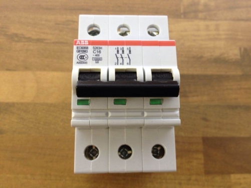 S263H C16 ABB miniature circuit breaker 3P16A brand new genuine