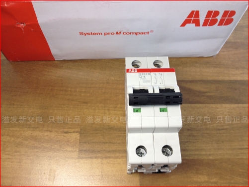 Original American S202M D4 ABB air switch circuit breaker 4A 2P