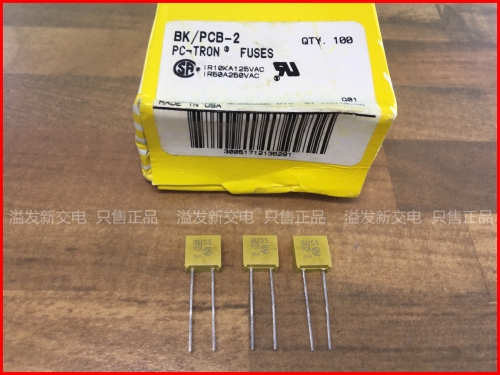United States BK/PCB-2 PCB 2A 250V PC-TR0N BUSS printed circuit board fuse