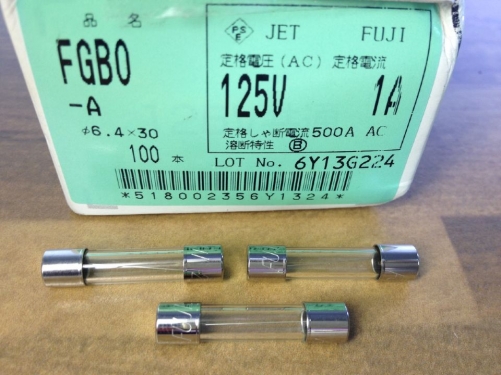 Original Japanese FUJI Fuji FGBO import fuse tube / insurance pipe 6X30 1A125V