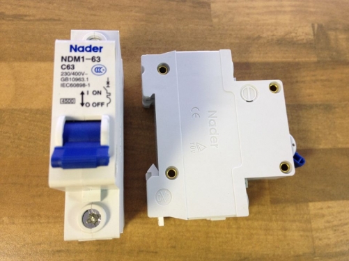 The letter NDM1-63 Nader genuine new C63 mini circuit breaker 1P63A air switch