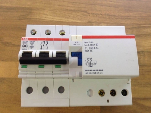 DS263 C63/AO 300S ABB residual current operated circuit breaker A000445
