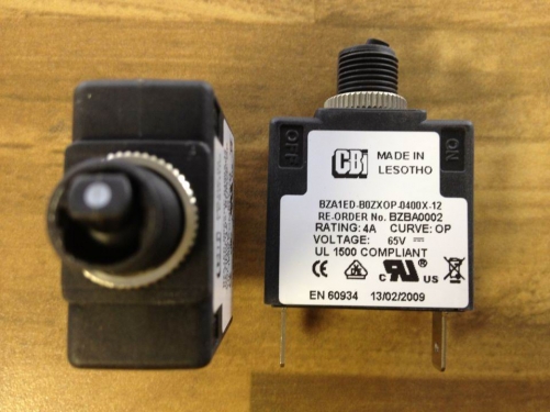 Original imported BREAKER BZBA0002 1P 4A CIRCUIT - circuit breaker 65V
