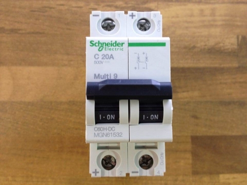 MuIti 9 Schneider C20A 2P20A C60H-DC DC circuit breaker MGN61532
