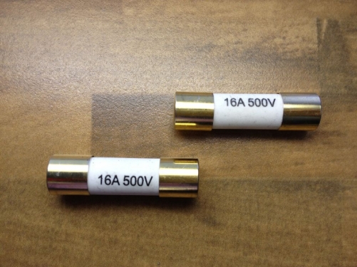 Original United States 500V 16A audio hair around the imported gold plated fuse fuse 10.3X38 fuse