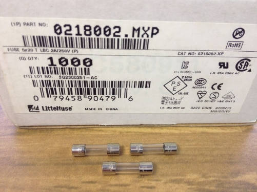 The United States Littelfuse LBC 2A 250V 5X20 Lite fuse glass tube genuine original insurance