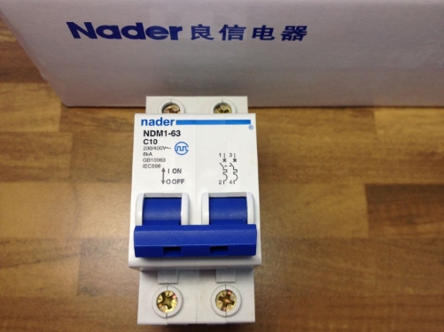 Nader letter NDM1-63 C10 genuine new miniature circuit breaker 2P10A air switch