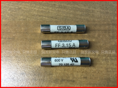 Deguoxiba SIBA original ultra fast fuse core 6.3*32mm FF3.15A 7012540 600V