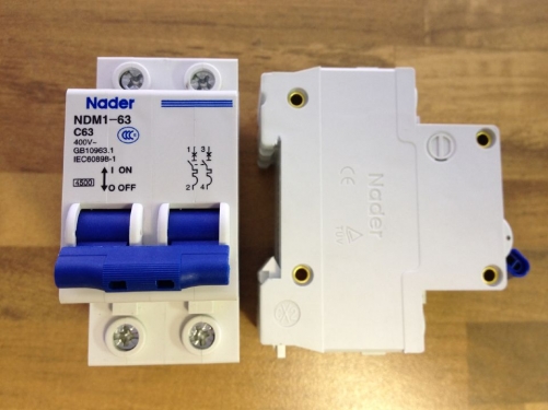 Nader letter NDM1-63 C63 genuine new miniature circuit breaker 2P63A