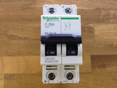 MuIti 9 Schneider C25A 2P25A C60H-DC DC circuit breaker MGN61533