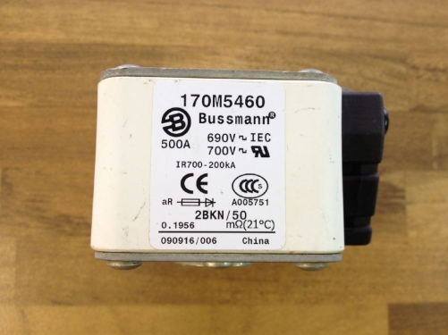 United States 170M5460 500A fuse 690V Bussmann fuse original authentic