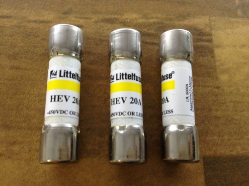 Imported Littelfuse Lite HEV20A fuse fuse 450VDC 10X38 20A