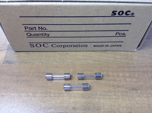 Original Japanese SC 5A 250V SOC imported glass fuse fuse 5X20