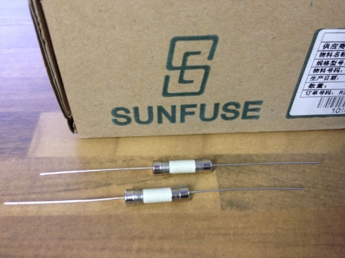 Imported SUN Sunstar 3.15A 5HP lead ceramic fuse tube 5X20 400V original authentic