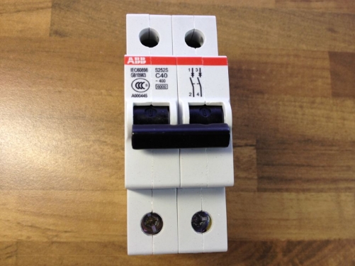 United States S252S C40 ABB imported miniature circuit breaker 2P40A (original license)