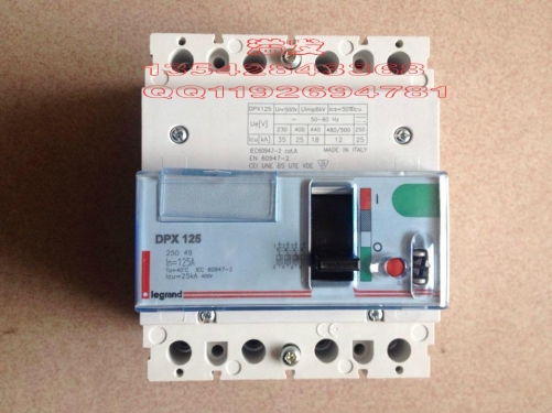 Original Legrand DPX125 4P125A 1DPX air switch imported circuit breaker