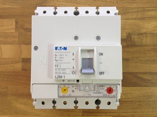 Muller MOELLER Eaton LZMB1-4-A100 circuit breaker 4P 100A adjustable 80-100A