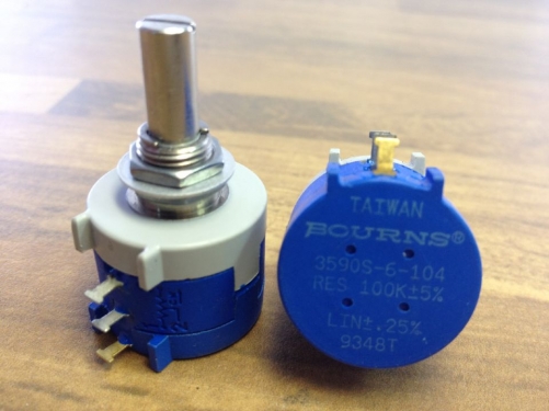 The United States 3590S-6-104 100K BOURNS high precision multi loop import potentiometer TAIWAN
