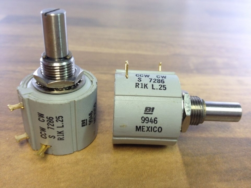 Original United States R1K R2K R5K R10K R20K R50K R100K S MEXICO 7286 high precision printing machine multi ring imported potentiometer CW CCW