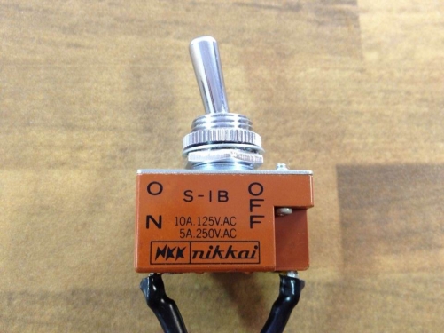 Japan imported NKK S-1B toggle switch toggle 5A250V gear 125V10A new original authentic