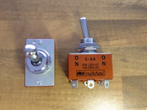 Japan imported NKK S-6A toggle switch toggle gear 10A250V genuine original