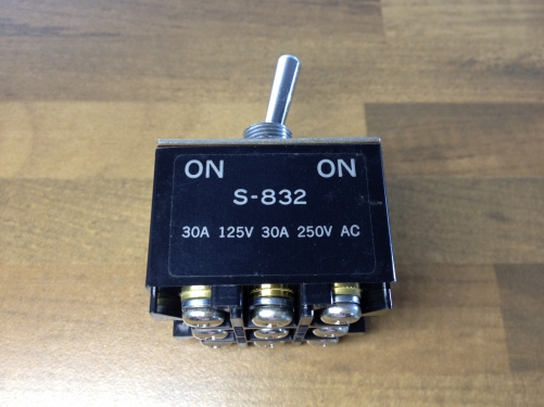 The original Japanese NKK S-832 imported gear switch 30A250V 30A125V toggle switch