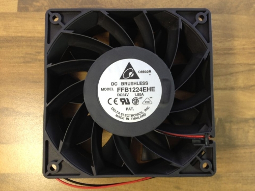 The new BRUSHLESS Delta FFB1224EHE axial flow fan 24VDC 15W 120X120MM