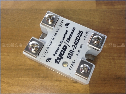 The original Tyco EIectronics SSR-240D25 25A 240V solid state relay Tyco