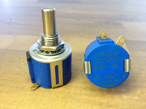The United States 3540S-1-102 1K BOURNS high precision multi loop import potentiometer production in Mexico