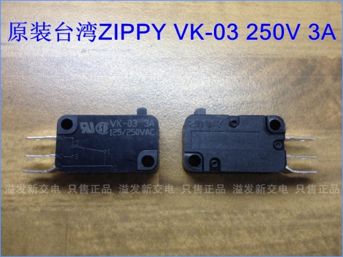 Original Taiwan VK-03 ZIPPY import micro switch / limit / travel switch 3A250V
