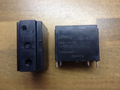 Japan's OMRON G4A-1A-PE OMRON 12VDC relay 20A four genuine original