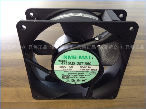 The original NMB Minebea 4715MS-20T-B50 axial flow fan cooling fan 200VAC 120X120MM
