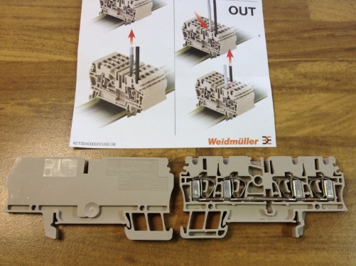 Original German Weidmuller Wade Miller ZDU2.5/4AN straight type terminal connection terminal