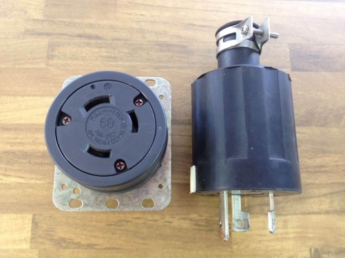 The United States AMERICAN DENKI motor industrial plug 60A-250V (without socket price)
