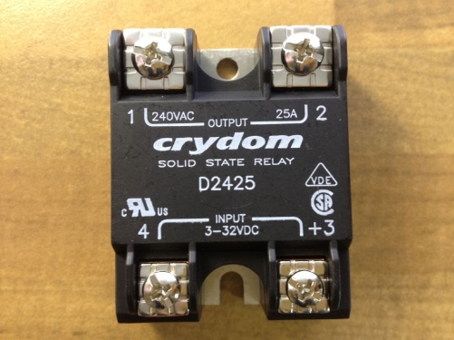 The original American Crydom up to D2425 import 25A solid state relay 240V 3-32V