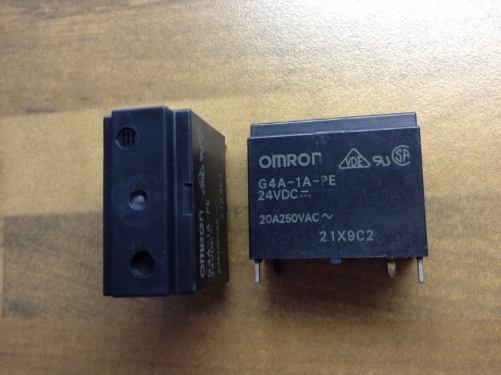 Japan's OMRON G4A-1A-PE OMRON 24VDC relay 20A four genuine original